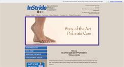 Desktop Screenshot of greensboropodiatry.com